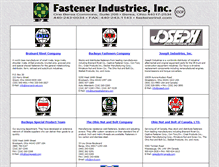 Tablet Screenshot of fastenerind.com